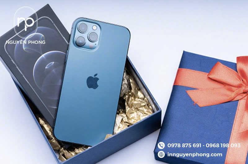 Hộp điện thoại - Bao bì chất lượng tại xưởng in Nguyên Phong